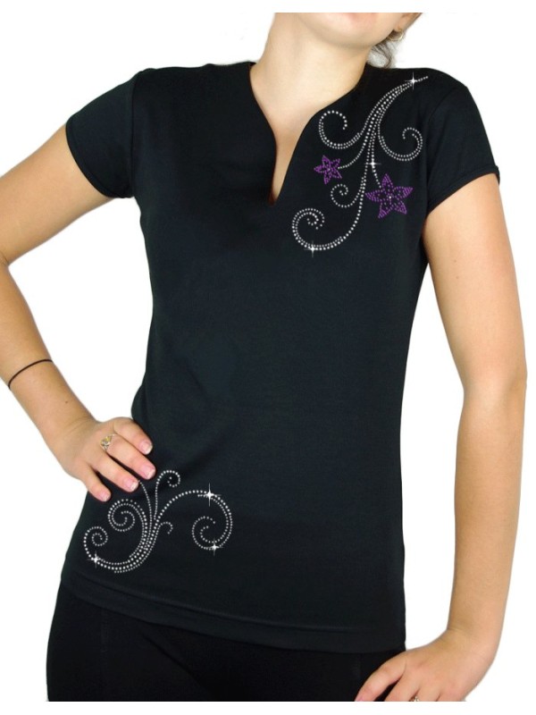 Arabesques florales - Femme Col V