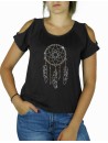Dream catcher - Cut Out Shoulder tee shirt