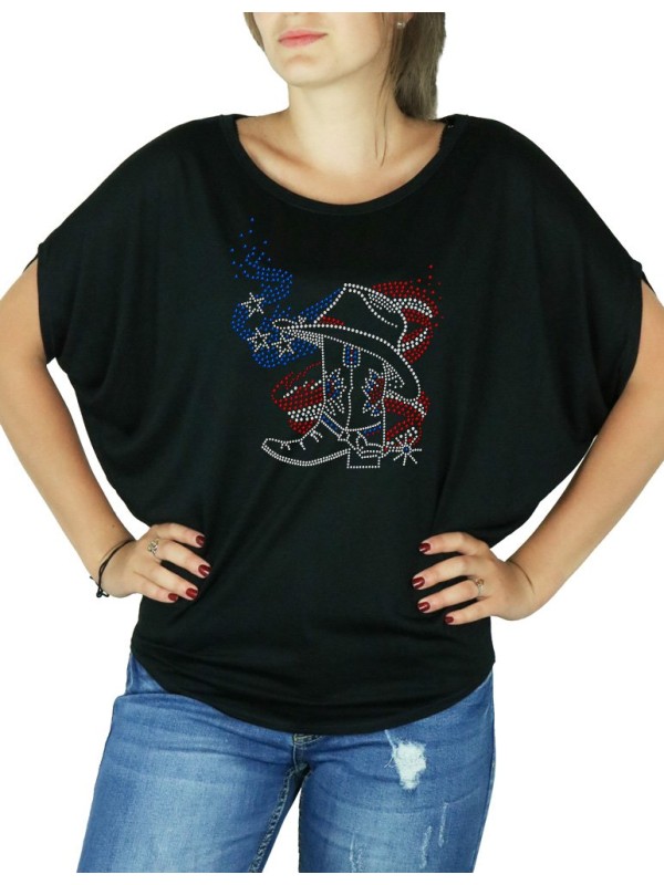 American Boot - Batwing t-shirt