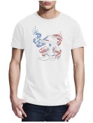 American boot - Man tee shirt round neck