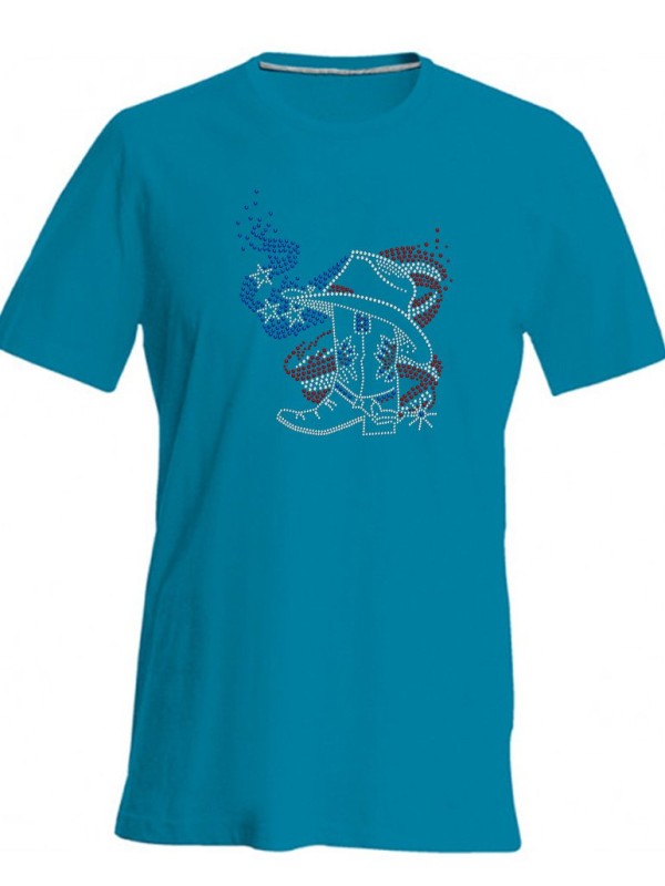 American boot - T-shirt homme col rond