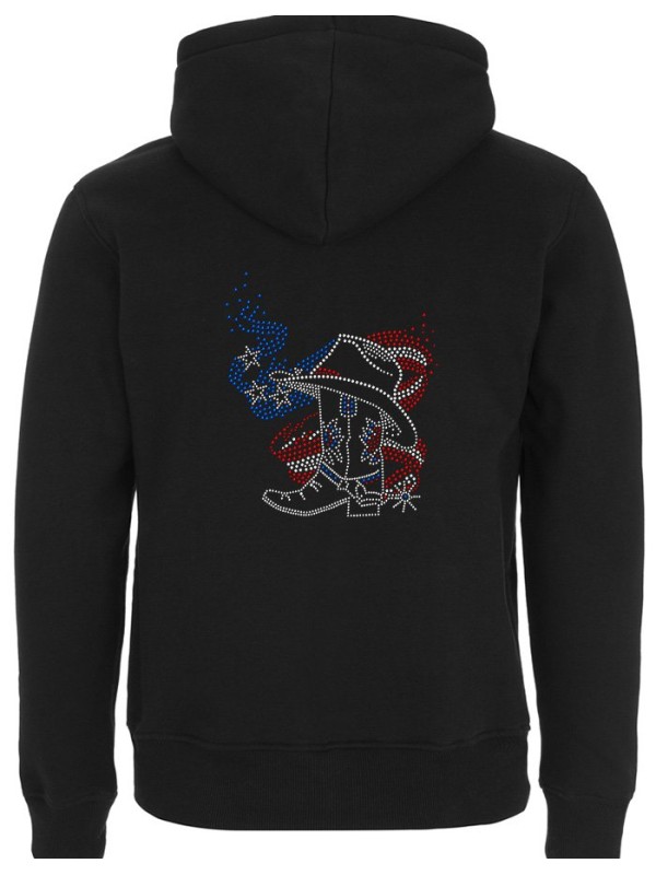 American boot - Man zip-up hoody