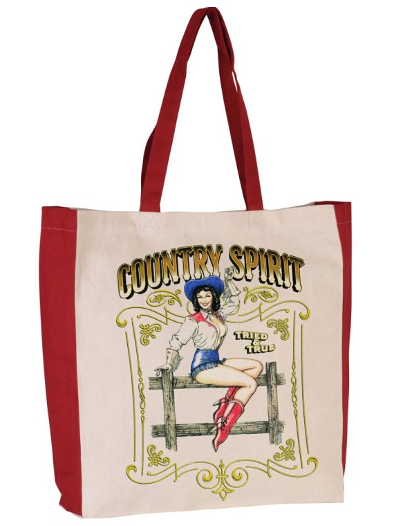 Sac cabas bicolore Country spirit