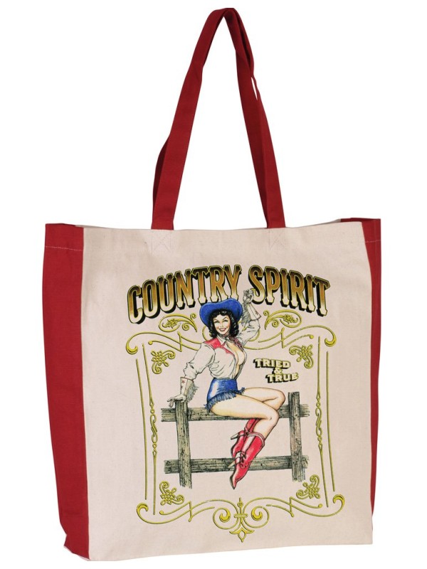 Sac cabas bicolore Country spirit
