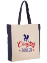 Sac cabas bicolore Country dancer