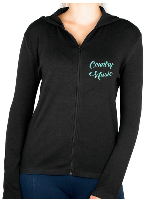 Arabesque guitar- Women's light jacket hooded