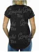 Guitar arabesque - Cut Out Shoulder tee shirt