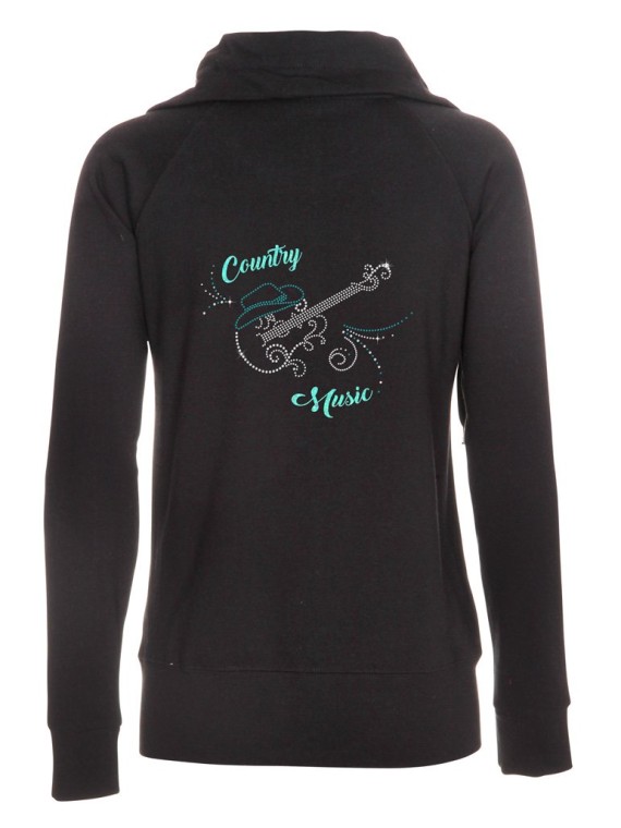 Guitare arabesque - Veste femme col montant