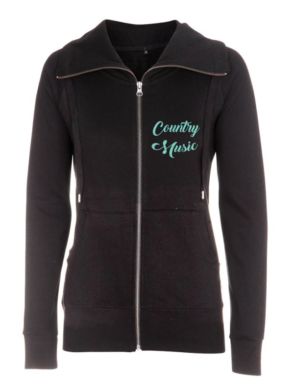 Guitar arabesque - Lady zipped sweat