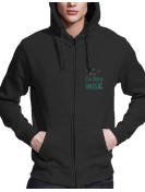 COUNTRY MUSIC heart - Man zip-up hoody