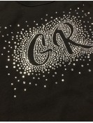 Débardeur marcel ENFANT motif GR strass