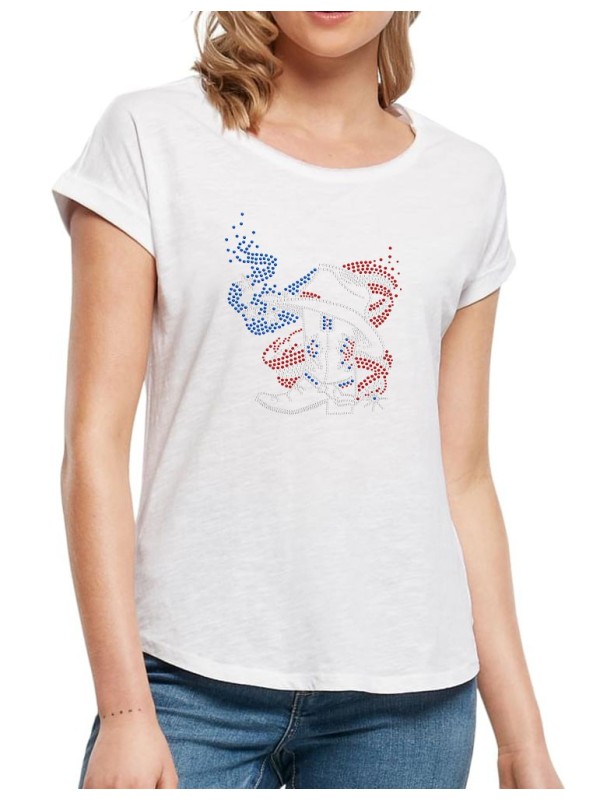 American boots - Lady tee shirt Slub tee