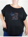 American boots - Lady tee shirt Slub tee