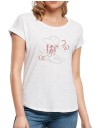 Arabesque boots - Lady tee shirt Slub tee