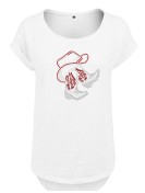 rhinestone dream catcher- Lady tee shirt 