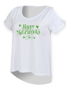HAPPY SAINT PATRICK - Shoulder cut tee shirt
