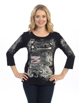 Top Route 66 tout imprimé...