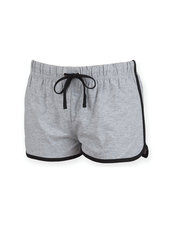 Short retro femme gris