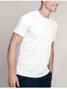 T-shirt homme col rond blanc