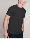 T-shirt homme col rond noir