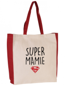 Sac cabas bicolore SUPER MAMIE