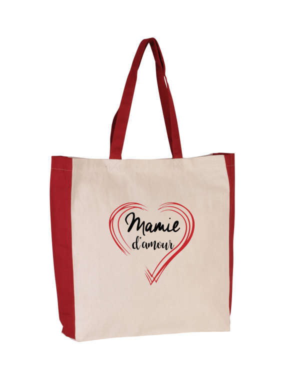 Sac cabas bicolore MAMIE D'AMOUR