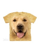 kid t-shirt  dog golden retriever