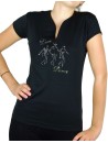 Dancers line dance - Women's Col V T-shirt
