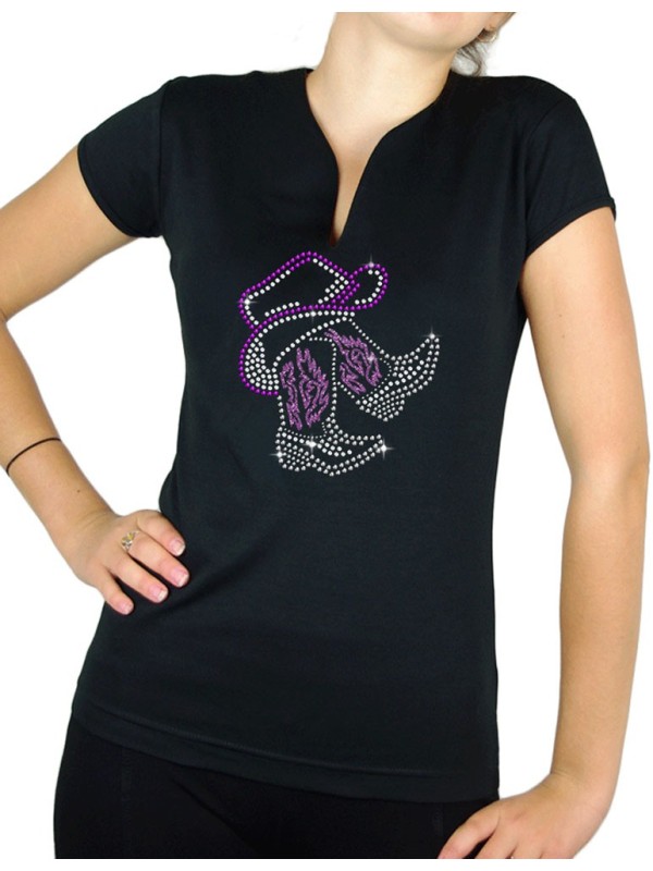 Bottes sous chapeau Women's V-neck T-shirt