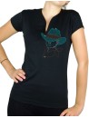 Woman with hat - Col V Women's T-shirt