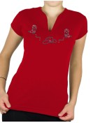 Hat and boots strass - Col V Women's T-shirt