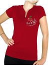 Cherry Rock'n Roll - Women's V-Neck T-shirt
