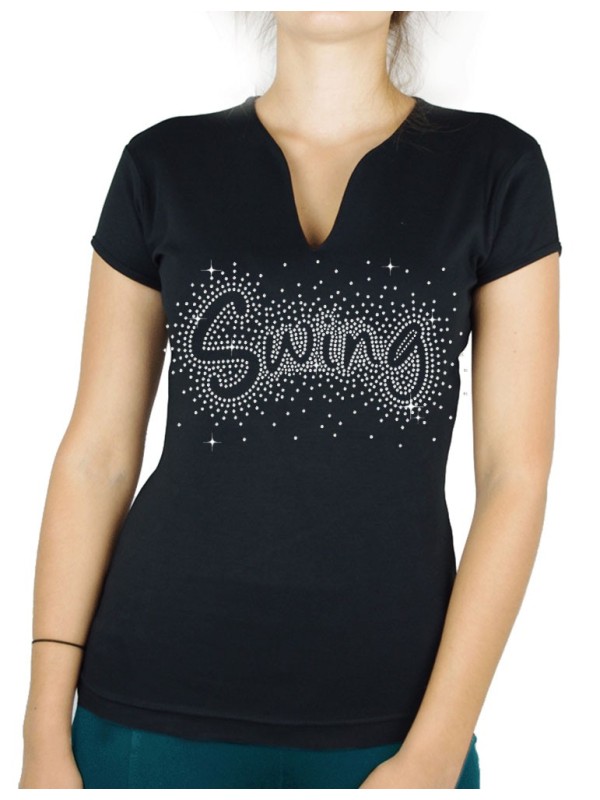 splash Swing - Women's V-Neck T-shirt