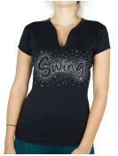 splash Swing - Women's V-Neck T-shirt