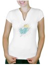 Petite danseuse - T-shirt femme Col V