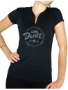 Macaron line dance épuré - T-shirt femme Col V
