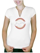 Macaron Dance Swing - T-shirt femme Col V