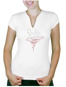 Rock'n Swing Spirale - T-shirt femme Col V