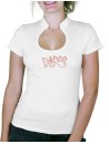 Dance Strass - T-shirt femme Col Omega