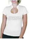 Dance éclaté - T-shirt femme Col Omega