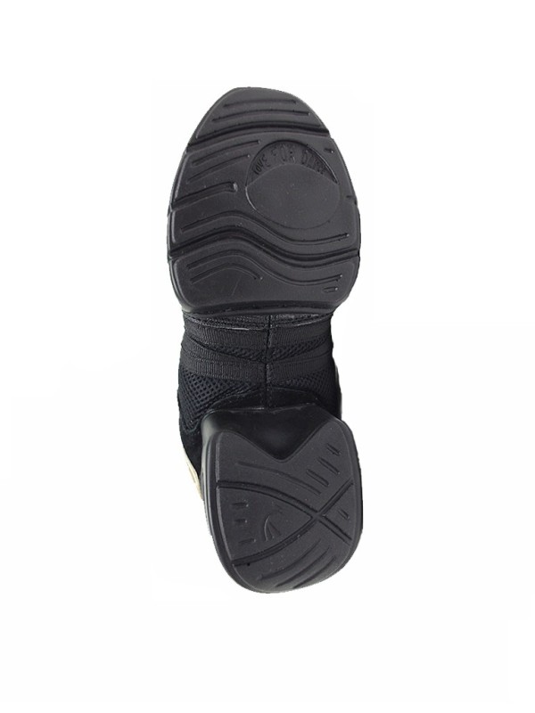 Black and Gold Dance Sneakers