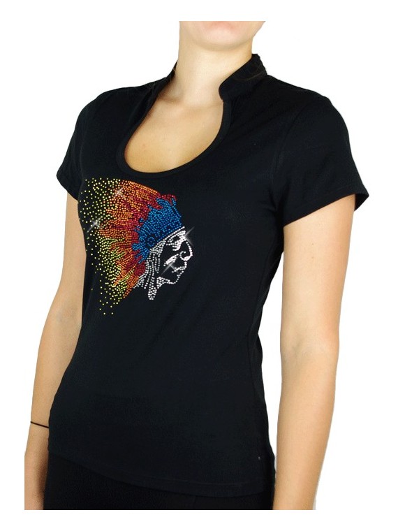 Chef Indien - T-shirt femme Col Omega