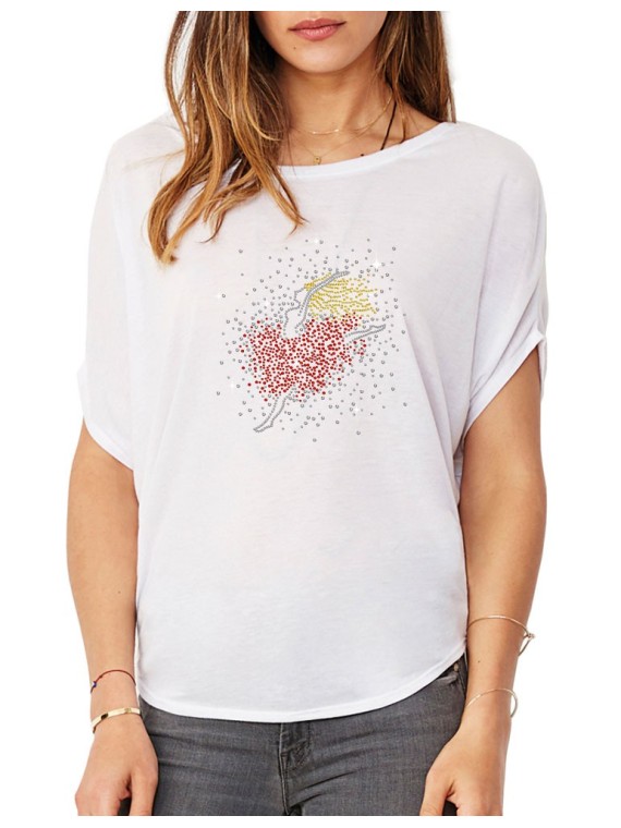 Petite Danseuse - T-shirt femme Manches Chauve Souris