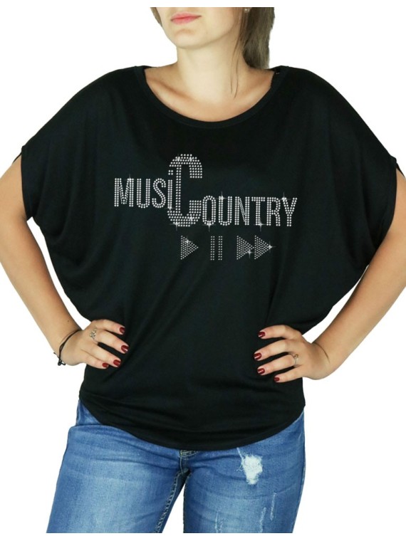 Country Music PLay - Women's T-shirt Bat Sleeves