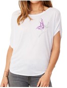 Envol De Fée - T-shirt femme Manches Chauve Souris