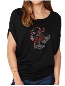 Bottes Sous Chapeau - T-shirt femme Manches Chauve Souris