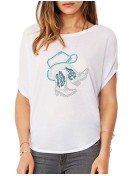 Bottes Sous Chapeau - T-shirt femme Manches Chauve Souris