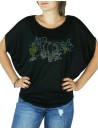 Paysage Western - T-shirt femme Manches Chauve Souris
