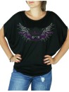 Chapeau Ailés - T-shirt femme Manches Chauve Souris