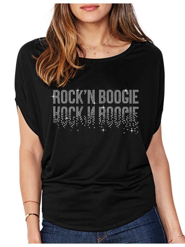 Rock'n Boogie Miroir - T-shirt femme Manches Chauve Souris